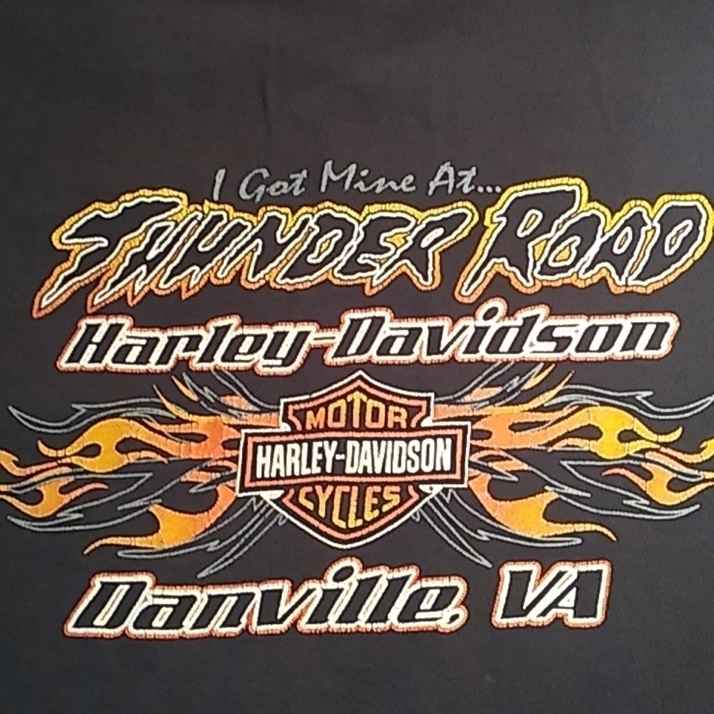 Vintage destressed Harley Davidson XL shirt
